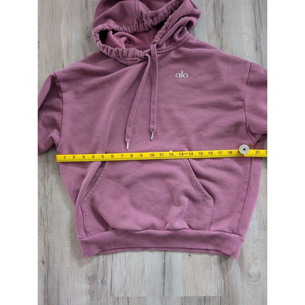Alo Yoga Accolade Hoodie Soft Mulberry, XS (A8) - Picture 8 of 9